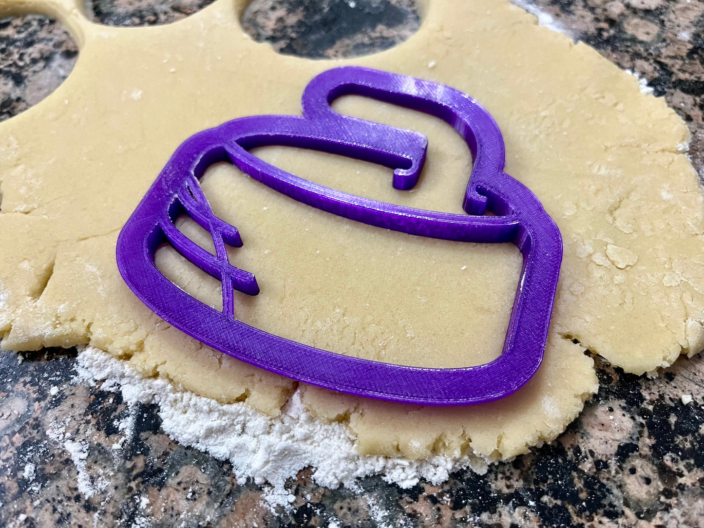 Curling Stone Cookie Cutter