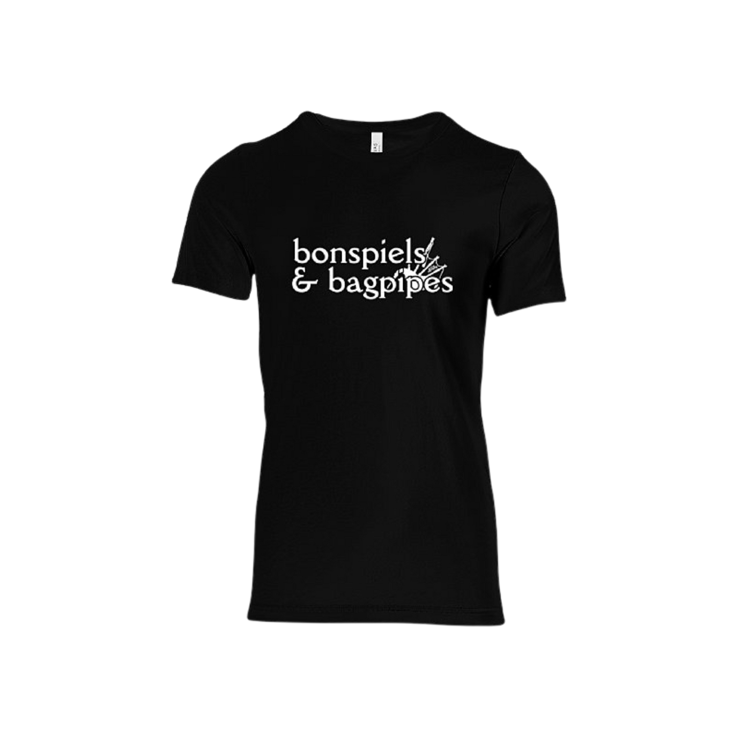 Bonspiels and Bagpipes Curling T-Shirt