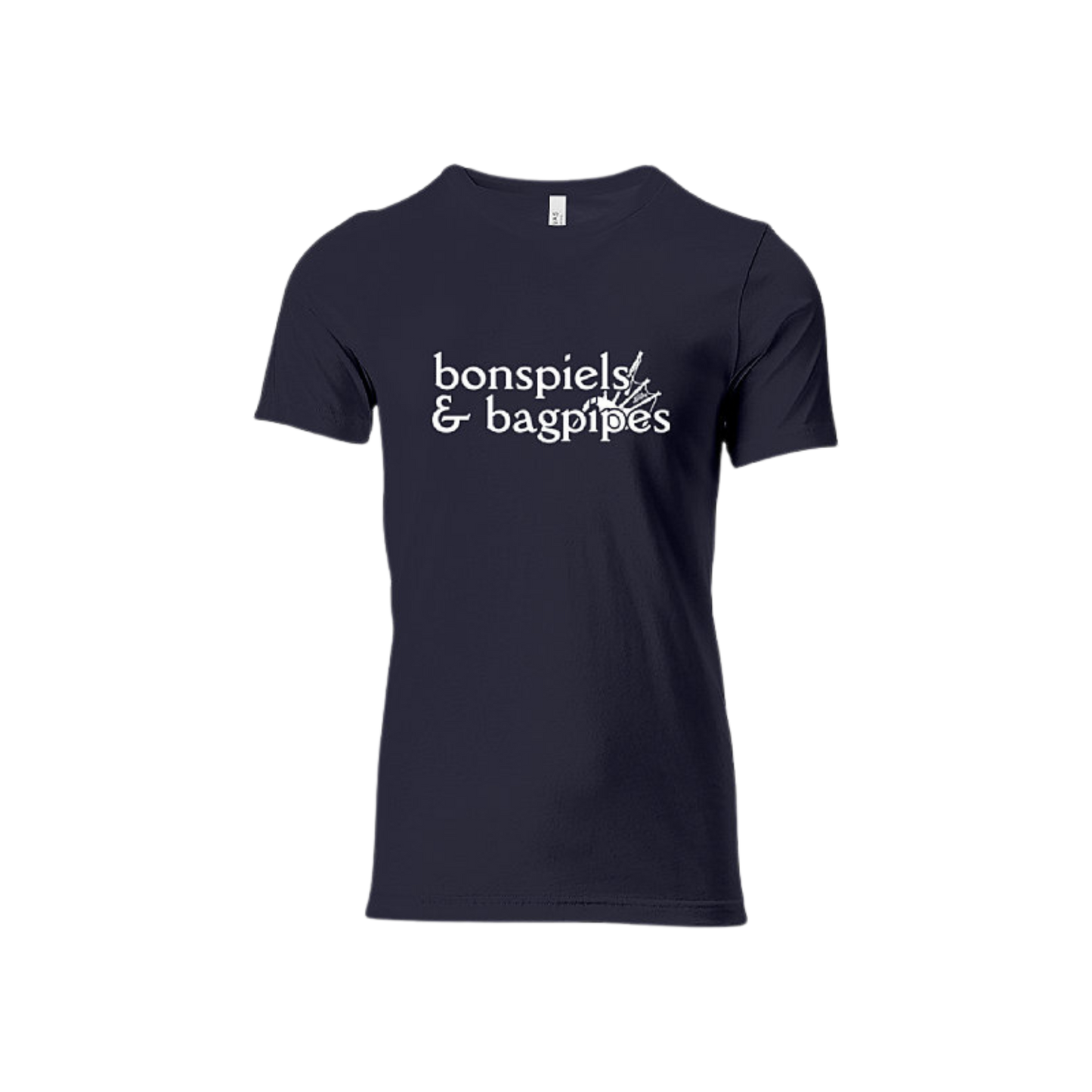 Bonspiels and Bagpipes Curling T-Shirt