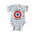 Cute as a Button Infant Curling Onesie