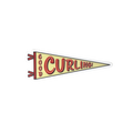 Good Curling Pennant Sticker